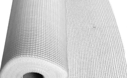 La malla de fibra de vidrio es ideal para construir una chimenea.